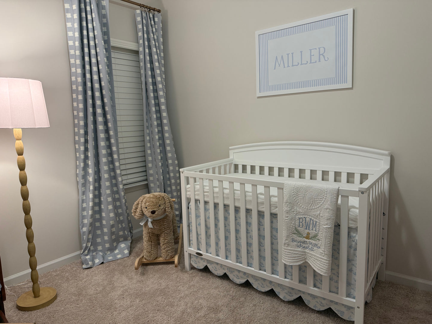 Personalized Heirloom Baby Quilt