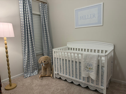 Personalized Heirloom Baby Quilt